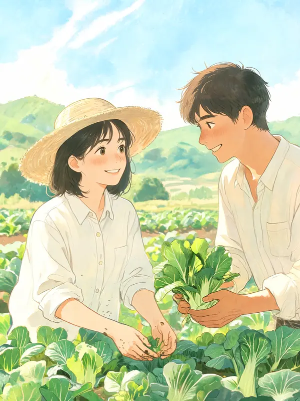 도시를 떠나 밭을 일구는 사람