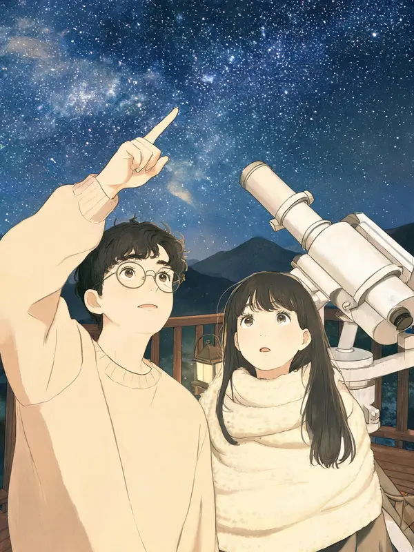 별 보러 갔다가 사람을 봤다